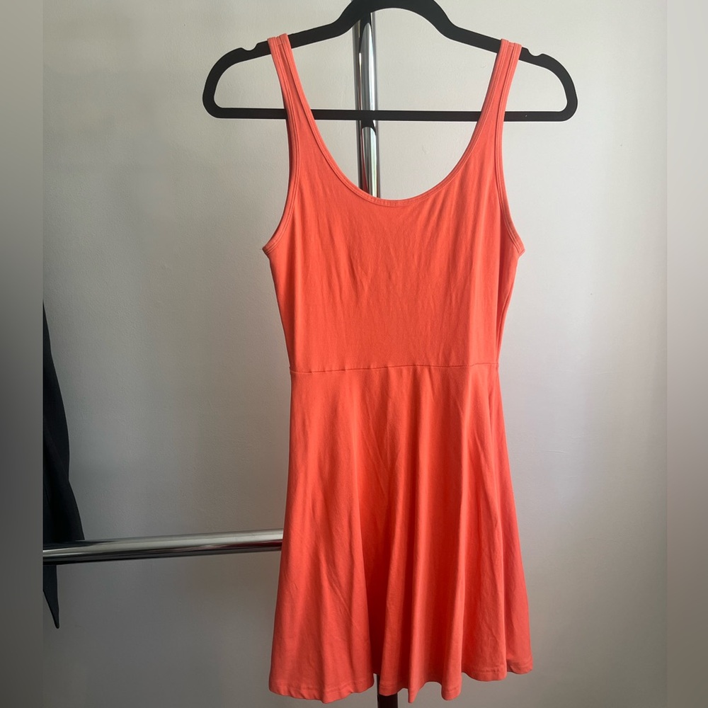 Express Coral tank top dress